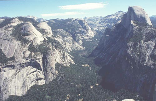 Tenaya Valley y Half Dome
